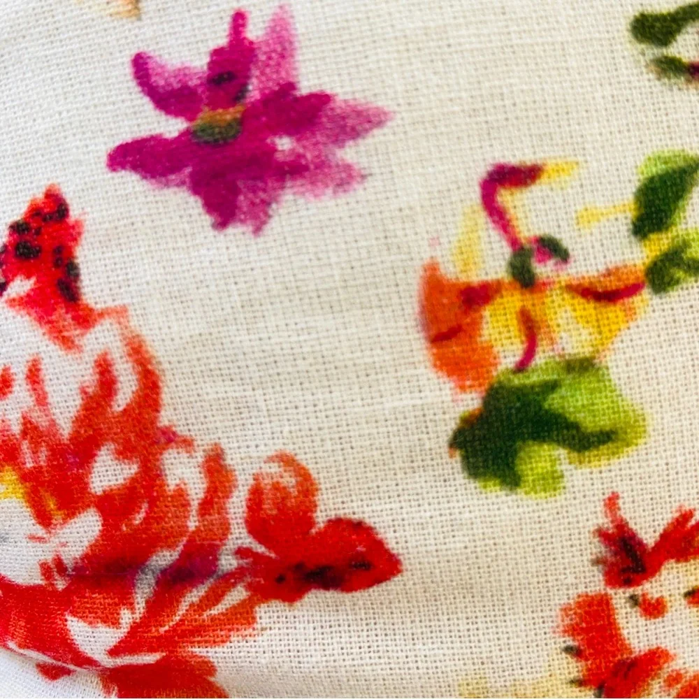 Watercolor 3D Floral Throw Pillow 25